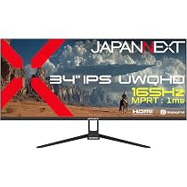 Amazon.co.jp: JAPANNEXT 34インチ IPSパネル搭載 165Hz/1ms(MPRT)対応